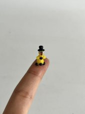 El Yapımı Mini Murano Cam Kardan Adam Biblo A94-01 thumbnail 2