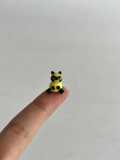 El Yapımı Mini Murano Cam Panda Biblo A98-01 thumbnail 2