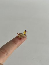 El Yapımı Mini Murano Cam Kaplumbağa Biblo A103-01 thumbnail 2