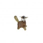 El Yapımı Mini Murano Cam Kedi Biblo A105-01 - 1