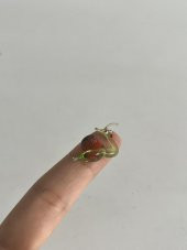 El Yapımı Mini Murano Cam Salyangoz Biblo A109-01 - 2