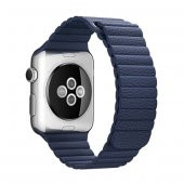 Ally Apple Watch 7-8 45mm 6-5-4 44mm Deri Loop Kayış Kordon 3-2-1 42mm - 3