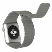 Ally Apple Watch 7-8 45mm 6-5-4 44mm Deri Loop Kayış Kordon 3-2-1 42mm - 10