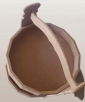 Hobi Adn 90242 Dekoratif Meyve Sepeti Ahşap MDF HAM CNC Kesim El Yapım - 1