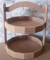 Hobi Adn 90242 Dekoratif Meyve Sepeti Ahşap MDF HAM CNC Kesim El Yapım - 8