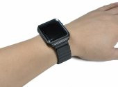 Ally Apple İwatch İçin 6-5-4 44MM Watch Ultra 49MM Deri Loop Kayış+ Metal Koruma Kılıf 1-2-3 42MM - 11