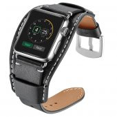 Ally Apple Watch 7-8 41mm 6-5-4 40mm Hakiki Deri Kordon Kayış 3-2-1 38mm - 3