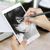 ALLY Universal Stylus kapasif Tablet Telefon Dokunmatik Kalem - 8