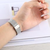 Ally Apple Watch Ultra 49mm 7-8 45mm 6-5-4 44mm Kayış Kordon Kopçalı Milano Loop Kordon 3-2-1 42mm - 7