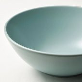 4 Adet Kase Seti, MeridyenDukkan Mat Açık Turkuaz ,16 cm Stoneware Fonksiyonel Tasarım - 3