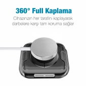 ALLY Apple Watch 7-8 45mm 360 Koruma Ultra Slim Silikon Kılıf - 3