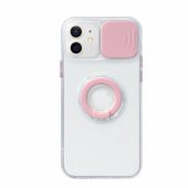 Ally iPhone 11 6.1inç Kılıf Sürgülü Kamera Lens Korumalı Yüzük Standlı Silikon Kılıf - 7