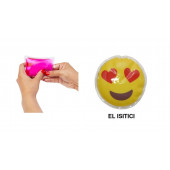 KALPLİ EMOJİ ŞEKİLLİ CEP SOBASI,EL ISITICI,SICAK SU TORBASI PVC  9cm - 2