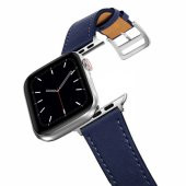 Ally Apple Watch 7-8 41mm 6-5-4 40mm Single Coil Deri Kayış Kordon 3-2-1 38mm - 12