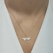 Gümüş Rose Yusufçuk Bayan Kolye SL1383 thumbnail 3