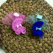 Örgü Bebek Arabası Magnet - 1