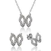 Gümüş Kelebek Bayan Set SL1356 - 1