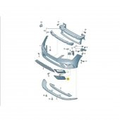 GKL Ön Tampon Sağ Sis Farı Kapağı Sissiz Seat Leon 2013-2016 5F0853666 - 3