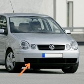 GKL Ön Tampon Sağ Izgarası Kapağı Sissiz VW Polo 2002-2005 6Q0853666F - 1