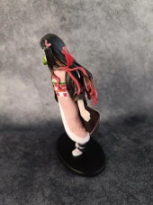 Anime Demon Slayer Nezuko Kamado 14 cm Karakter Figür Oyuncak Biblo thumbnail 3