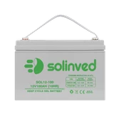Solinved 12 Volt 100 Amper Jel Akü - 12V 100ah - 1