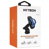 HYTECH HY-XH25 Vantuz + Braketi 360 Derece Siyah-Mavi Telefon Tutucu - 1