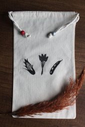 20x30cm - 2 Adet Keten Bakliyat Çok Amaçlı Kese - Saklama Torbası - Tarhana & Pirinç  Torbası - 4