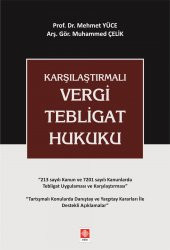 Karşılaştırmalı Vergi Tebligat Hukuku Mehmet Yüce - 1