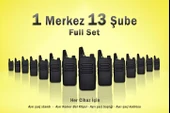 Çaycı Telsizi 1 Merkez 13 Şube Full Set thumbnail 1