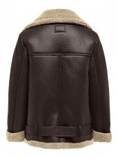 Only New Lıs Faux Leather Avıtor Kadın Ceket 15300262 - 2
