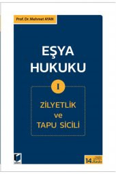 Eşya Hukuku 1 (Zilyetlik ve Tapu Sicili) - 1