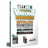 2022 AYT Biyoloji Tamamı Video Çözümlü Varyant 25+3 Deneme Sınavı Benim Hocam Yayınları - 1