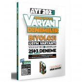 2022 AYT Biyoloji Tamamı Video Çözümlü Varyant 25+3 Deneme Sınavı Benim Hocam Yayınları - 2