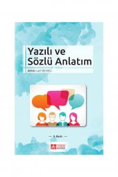 Yazılı ve Sözlü Anlatım - 1