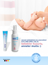 ACTO BABY GEL 50 ml  Bebekler için Koruyucu Pişik Jeli  Bez Bölgesi Bakım Jeli - 6