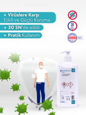 ACTODERMANOL PLUS 1 Litre  El ve Cilt Antiseptiği 89 (v/v) Etanol - 2