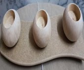 Hobi Adn 90043 Dekoratif Mumluk Ahşap MDF HAM CNC Kesim 3lü El Yapım - 8