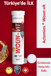 ACTOMINS WOUN-VIT  Yara Bakımında Takviye Edici Gıda  TÜRKİYEDE İLK VE TEK - 4