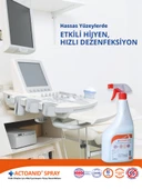 ACTOANID® SPRAY 1 litre 2 adet | Alkol İçermeyen Yüzey Dezenfektanı - 2