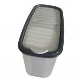 Gondol Plastik Saklama Kabı Yarı Saydam, 1,2 Litre Gri Köşeli - 2