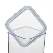 Gondol System Saklama Kabı Akrilik, Vakumlu Beyaz Kapaklı 1500 Ml - 2