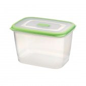 Gondol Ecosaver Saklama Kabı Plastik, Vakumlu, Yeşil Click Kapaklı 600 Ml - 1