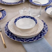 Schafer Fiesta Yemek Takımı 24 Parça-Lacivert - 2