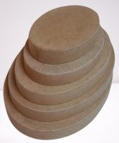 Hobi Adn 90245 Dekoratif Oval Tepsi Pano 5 Adet CNC Kesim Ahşap MDF HAM El Yapım - 5