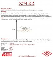 Eray Aydınlatma 5274 Krom Led Avize - 3
