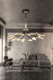 Eray Aydınlatma 86417-8 Sarı Led Avize - 1