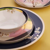 Schafer Fiesta Yemek Takımı 24 Parça-Kuşlu - 3