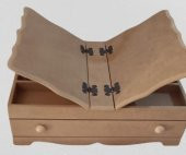 Hobi Adn 90246 Dekoratif Rahle Ahşap MDF HAM  CNC Kesim El Yapım - 2