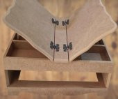 Hobi Adn 90246 Dekoratif Rahle Ahşap MDF HAM  CNC Kesim El Yapım - 9