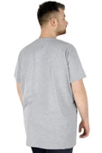 Mode XL Büyük Beden T-Shirt V Yaka Likralı 20150 Grimelanj thumbnail 3